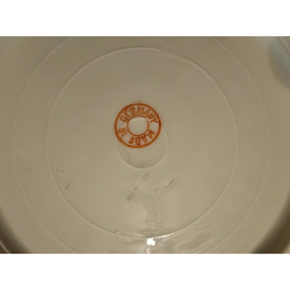 Vintage Open Lace Made in Germany Mid Century Plate Bird Snipe - Picture 5 of 5